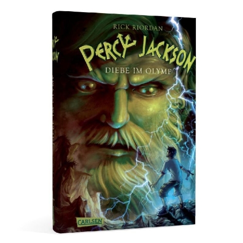 Buchcover und Innenansicht für das Buch: The lightning thief