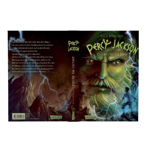 Buchcover und Innenansicht für das Buch: The lightning thief