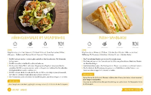 Buchcover und Innenansicht für das Buch: Einfach gesund kochen für Kinder