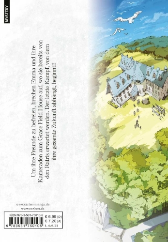 Buchcover und Innenansicht für das Buch: Yakusoku no Neverland