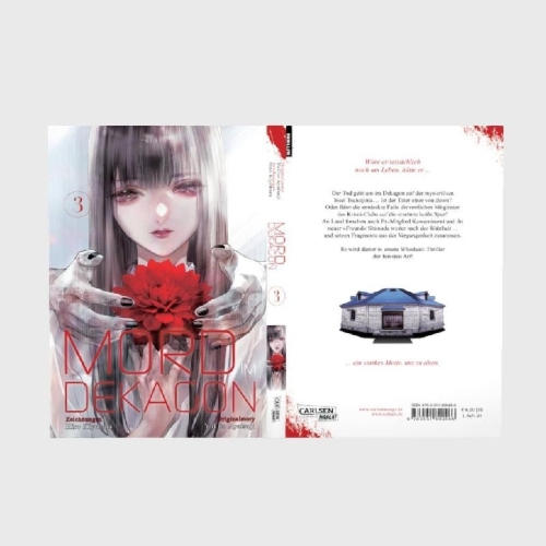 Buchcover und Innenansicht für das Buch: Jukkakukan no Satsujin