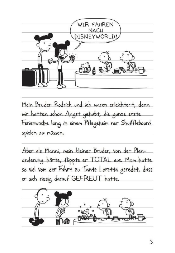 Buchcover und Innenansicht für das Buch: Gregs Tagebuch 9 - Böse Falle!