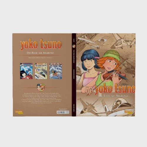 Buchcover und Innenansicht für das Buch: Yoko Tsuno Sammelband 08: Die Erde am Abgrund