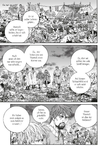 Buchcover und Innenansicht für das Buch: Vinland Saga