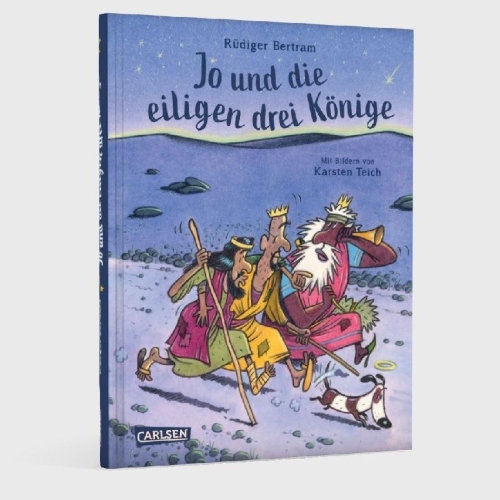 Buchcover und Innenansicht für das Buch: Jo und die eiligen drei Könige