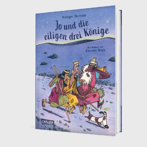 Buchcover und Innenansicht für das Buch: Jo und die eiligen drei Könige