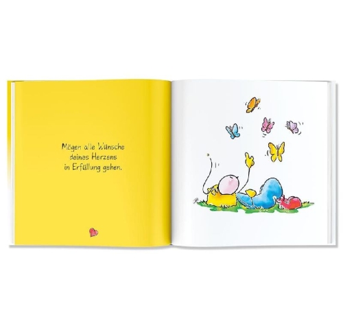 Buchcover und Innenansicht für das Buch: Alles Liebe