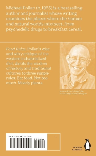 Buchcover und Innenansicht für das Buch: Food Rules