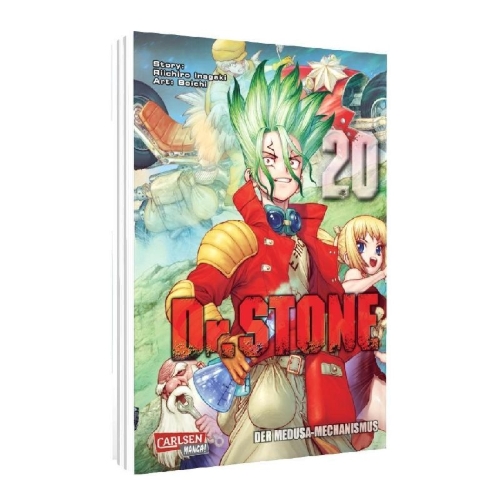 Buchcover und Innenansicht für das Buch: Dr. Stone