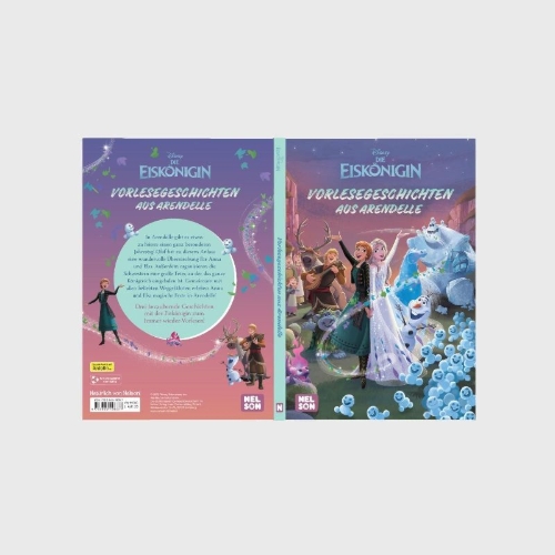 Buchcover und Innenansicht für das Buch: Disney Die Eiskönigin: Vorlesegeschichten aus Arendelle