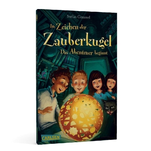 Buchcover und Innenansicht für das Buch: Im Zeichen der Zauberkugel 1: Das Abenteuer beginnt