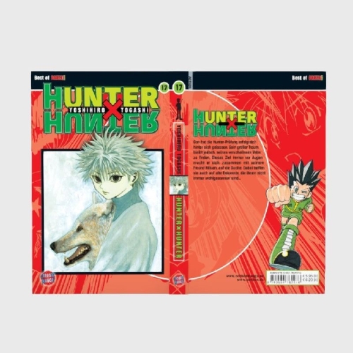 Buchcover und Innenansicht für das Buch: Hunter X Hunter