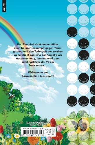Buchcover und Innenansicht für das Buch: Ansatsu Kyoushitsu