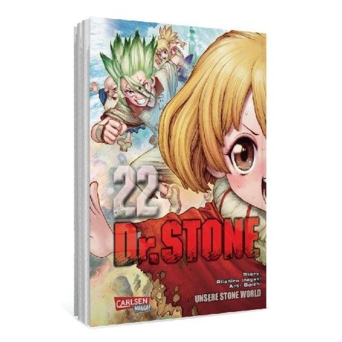 Buchcover und Innenansicht für das Buch: Dr. Stone