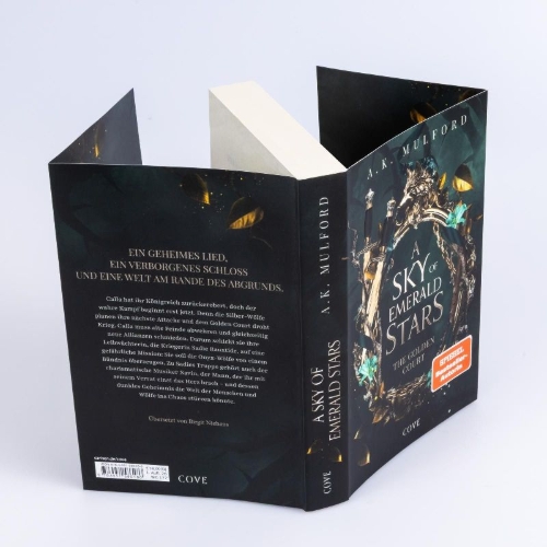 Buchcover und Innenansicht für das Buch: A Sky of Emerald Stars