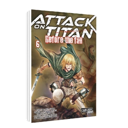 Buchcover und Innenansicht für das Buch: Shingeki no Kyojin - Before the Fall