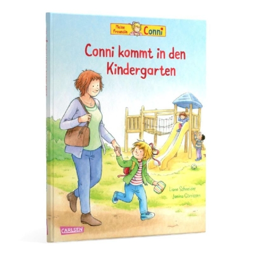 Buchcover und Innenansicht für das Buch: Conni-Bilderbücher: Conni kommt in den Kindergarten (Neuausgabe)
