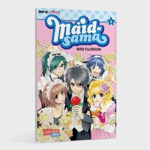 Buchcover und Innenansicht für das Buch: Kaichou wa Maid-sama!