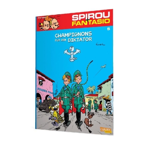 Buchcover und Innenansicht für das Buch: Le Dictateur et le Champignon
