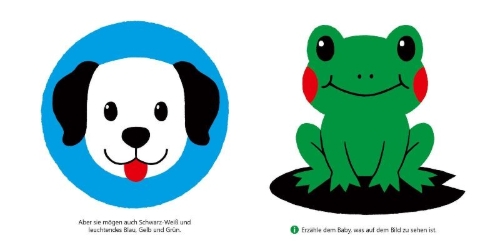 Buchcover und Innenansicht für das Buch: Baby Pixi (unkaputtbar) 163: Mein Baby-Pixi-Buggybuch: Mein erstes Kontrastbuch Tiere ab 6 Monaten