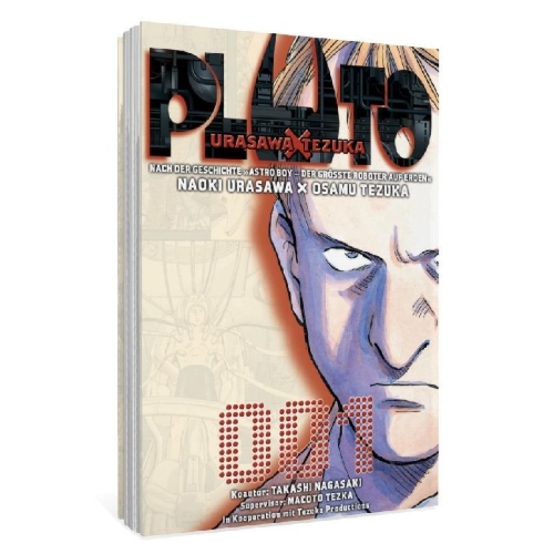 Buchcover und Innenansicht für das Buch: Pluto: Urasawa X Tezuka 01