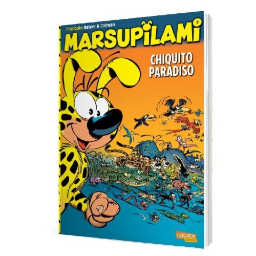 Buchcover und Innenansicht für das Buch: Marsupilami 22 - Chiquito Paradiso