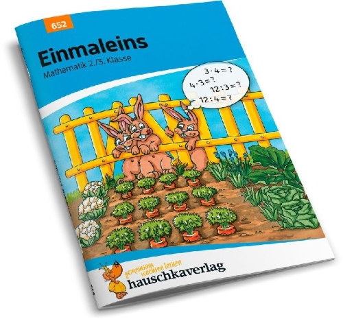 Buchcover und Innenansicht für das Buch: Einmaleins Mathematik 2./3. Klasse