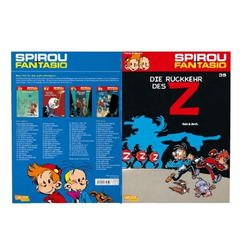 Buchcover und Innenansicht für das Buch: Le réveil du Z