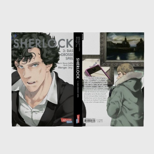 Buchcover und Innenansicht für das Buch: Sherlock