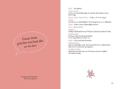 Buchcover und Innenansicht für das Buch: Sprechen Sie Österreichisch