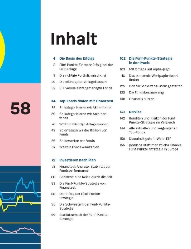 Buchcover und Innenansicht für das Buch: Mit Top-Fonds auf Renditejagd