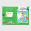 Buchcover und Innenansicht für das Buch: Ausmalbilder für Kita-Kinder: Mein erstes großes Zauber-Malbuch: Dinos & Drachen