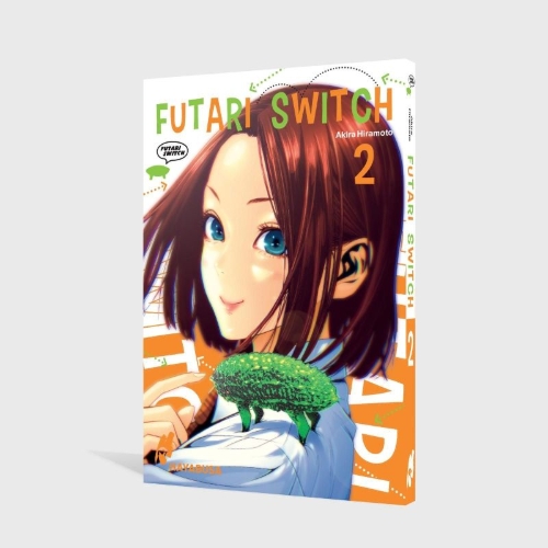 Buchcover und Innenansicht für das Buch: Futari Switch