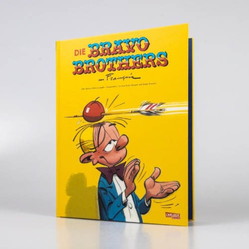 Buchcover und Innenansicht für das Buch: Spirou Deluxe  Bravo Brothers (Hochwertige Jubiläumsedition 100 Jahre Franquin)