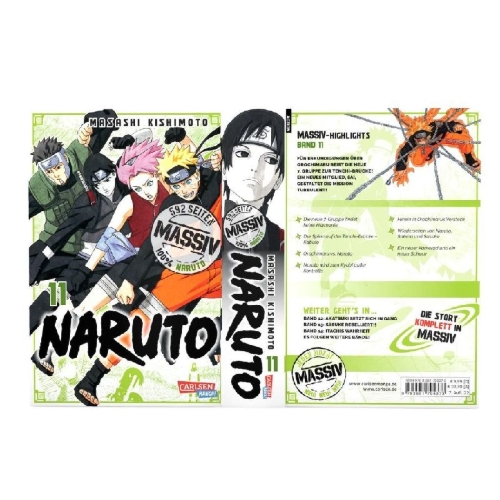 Buchcover und Innenansicht für das Buch: NARUTO Massiv 11