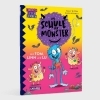 Buchcover und Innenansicht für das Buch: Die Schule der Monster mit Tom, Linn und Lu