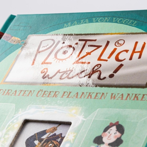 Buchcover und Innenansicht für das Buch: Plötzlich wach! 3: Mit Piraten über Planken wanken
