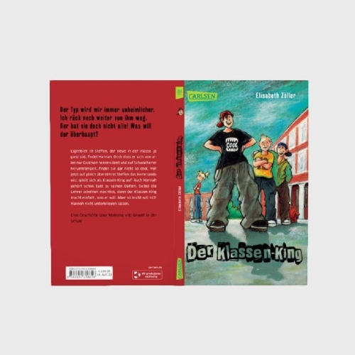 Buchcover und Innenansicht für das Buch: Der Klassen-King