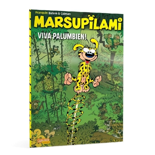 Buchcover und Innenansicht für das Buch: Marsupilami 20 - Viva Palombia!