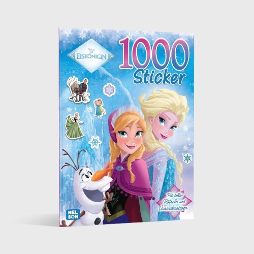 Buchcover und Innenansicht für das Buch: Disney Die Eiskönigin: 1000 Sticker