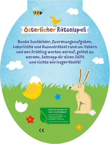 Buchcover und Innenansicht für das Buch: Große Oster-Rätselei