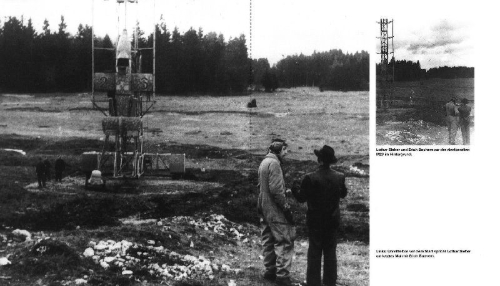Buchcover und Innenansicht für das Buch: Der erste bemannte Raketenstart der Welt