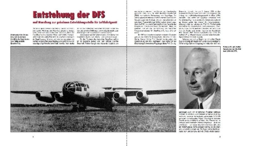 Buchcover und Innenansicht für das Buch: Geheimprojekte der DFS
