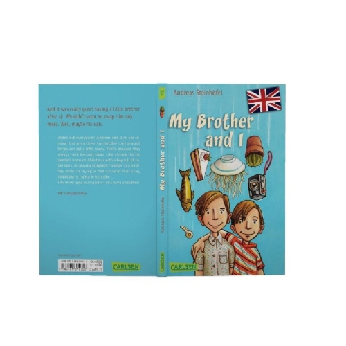 Buchcover und Innenansicht für das Buch: Dirk und ich/englisch