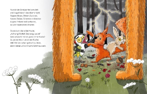 Buchcover und Innenansicht für das Buch: Das Eichzörnchen