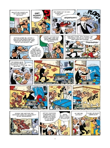 Buchcover und Innenansicht für das Buch: Mortadelo y Filemon: El circo