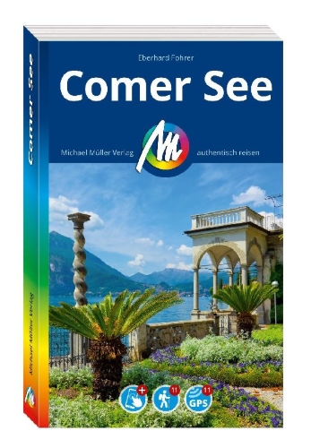 Buchcover und Innenansicht für das Buch: MICHAEL MÜLLER REISEFÜHRER Comer See