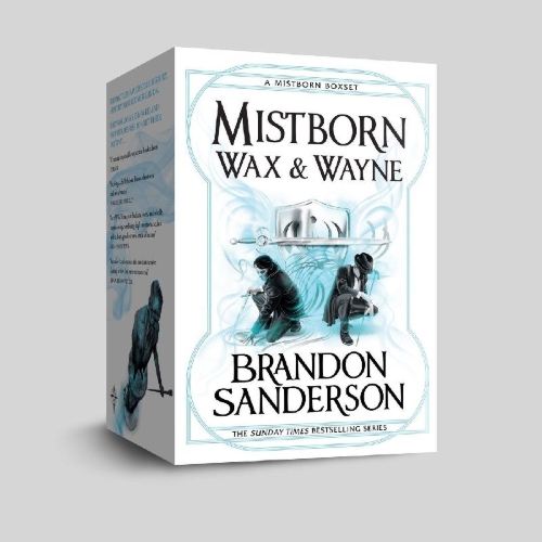 Buchcover und Innenansicht für das Buch: Mistborn Wax & Wayne The Complete Series