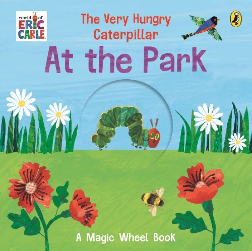 Buchcover und Innenansicht für das Buch: The Very Hungry Caterpillar - At the Park
