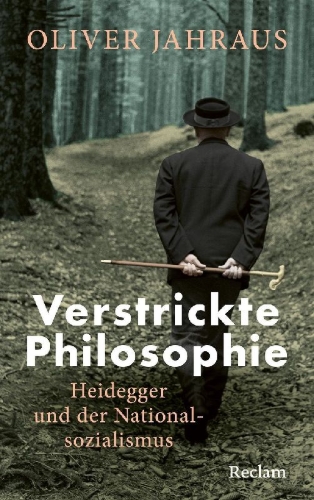 Buchcover und Innenansicht für das Buch: Verstrickte Philosophie. Heidegger und der Nationalsozialismus